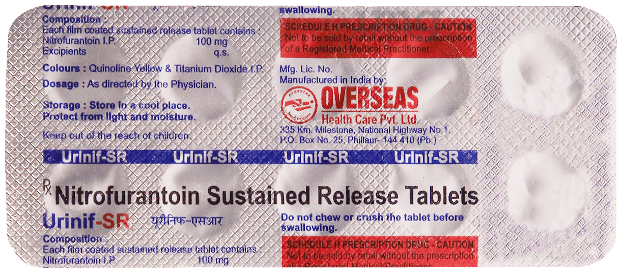 Urinif 100mg Tablet SR