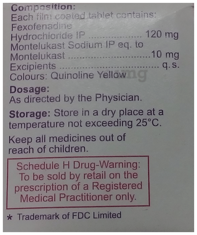 Allermax Plus Tablet