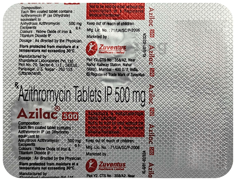 Azilac 500mg Tablet