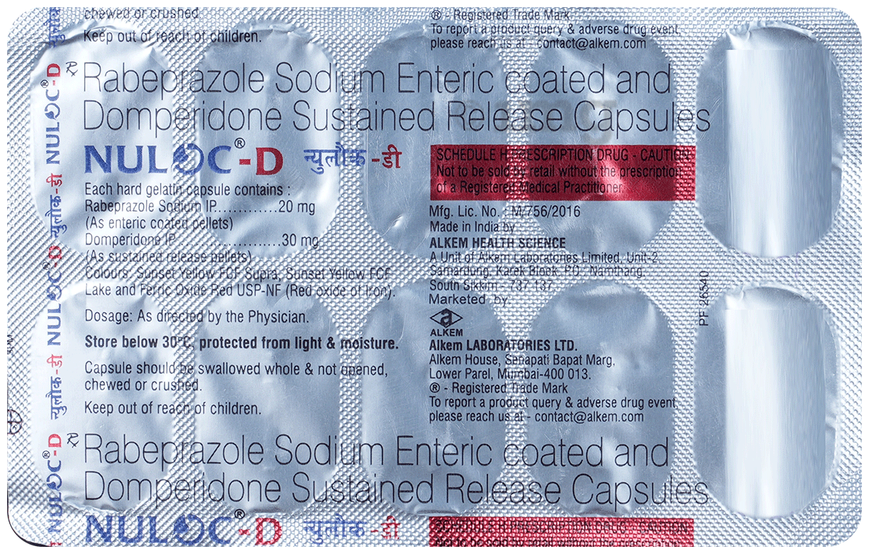 Nuloc-D Capsule SR