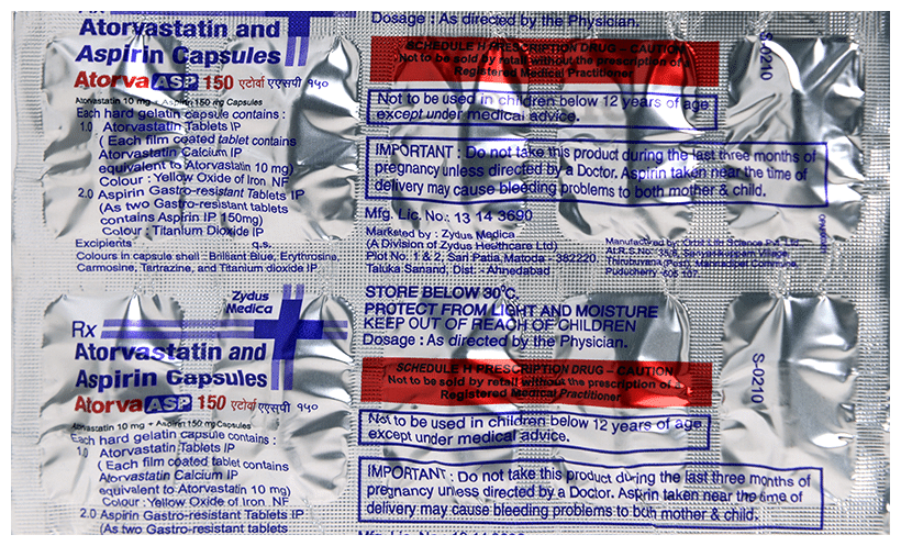 Atorva Asp 150 Capsule