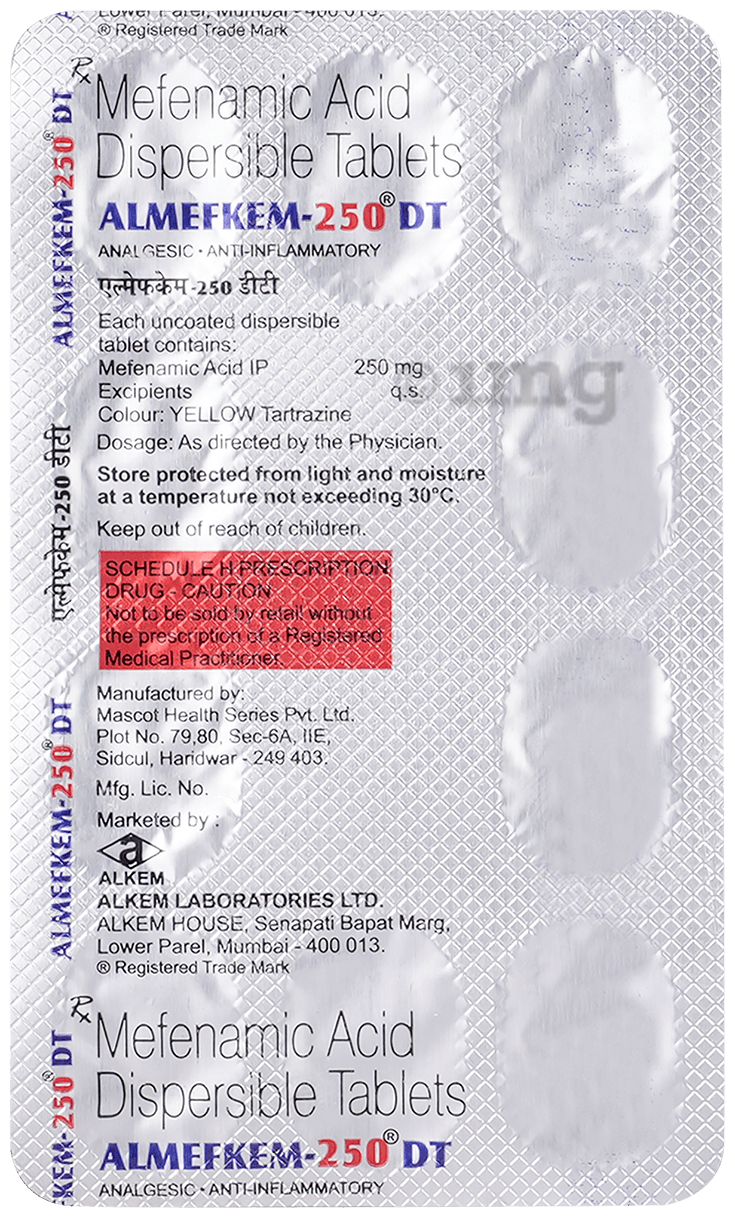 Almefkem 250mg Tablet