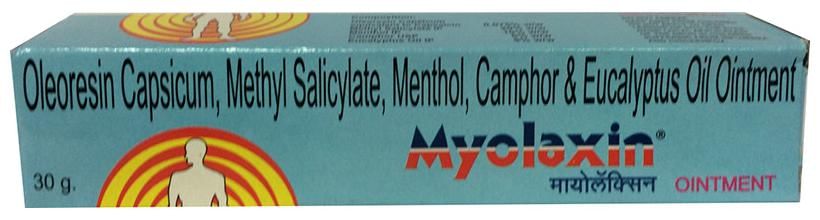 Myolaxin Ointment with Menthol, Camphor &amp; Eucalyptus Oil