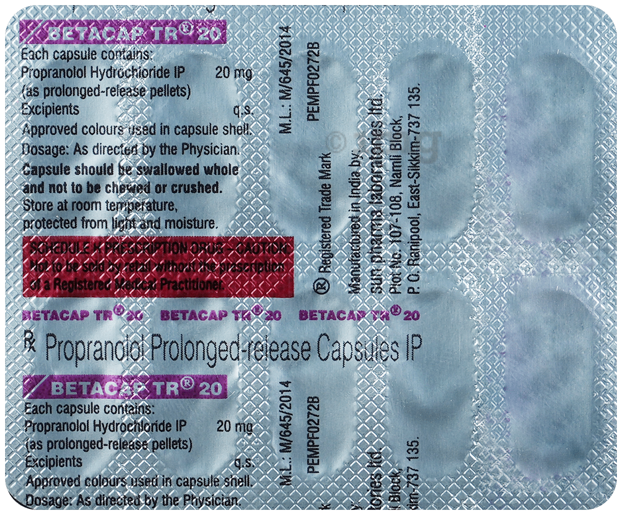 Betacap TR 20 Capsule