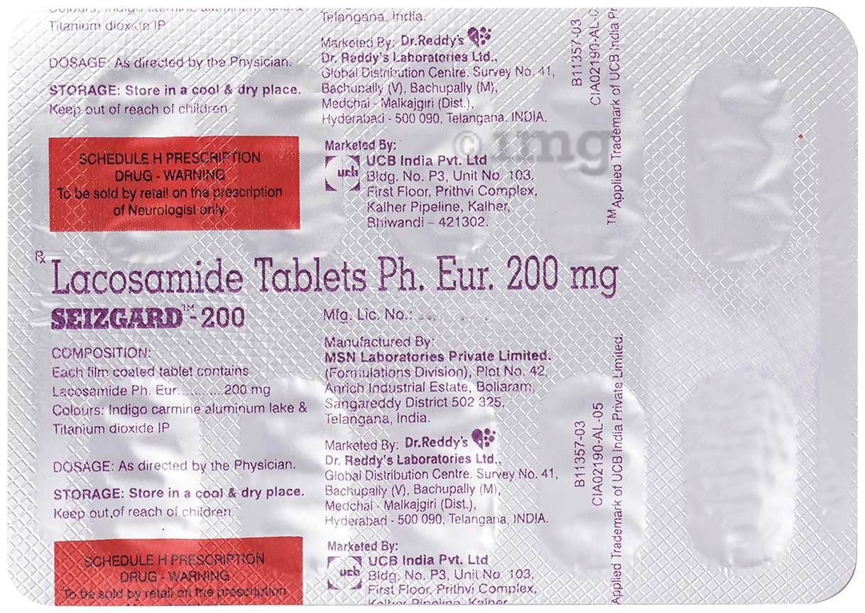 Seizgard 200mg Tablet