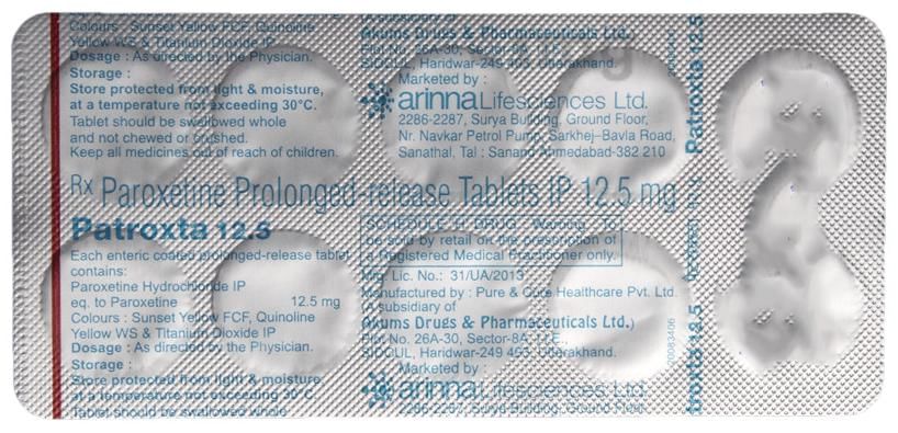 Patroxta 12.5 Tablet PR