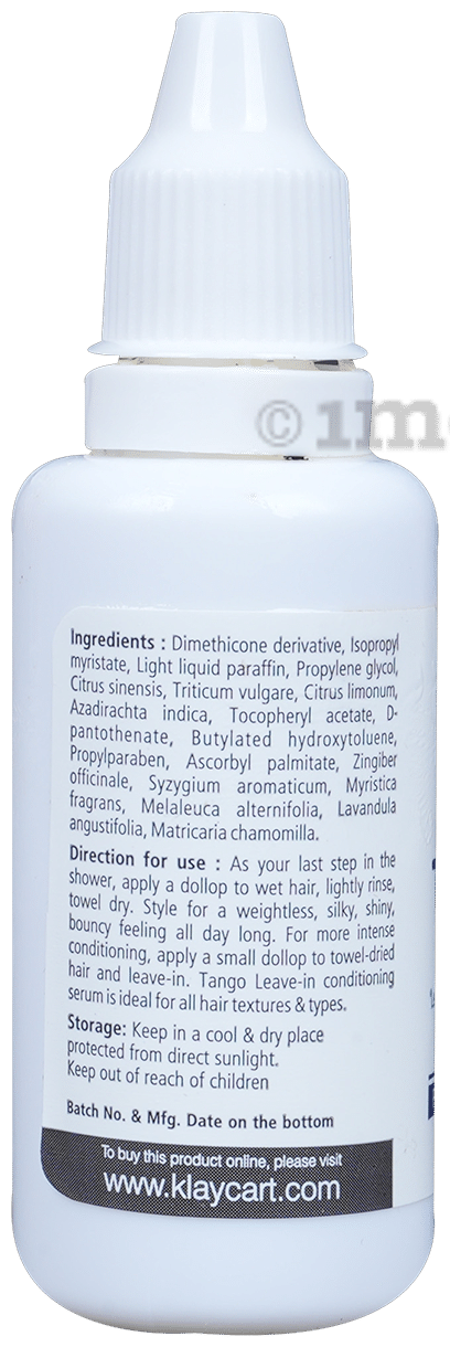 Tango Hair Serum | Leave In Nutrient Conditioner with Vitamin E, C &amp; B