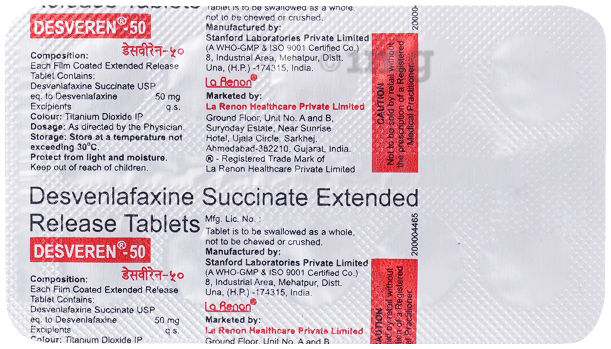 Desveren 50 Tablet ER