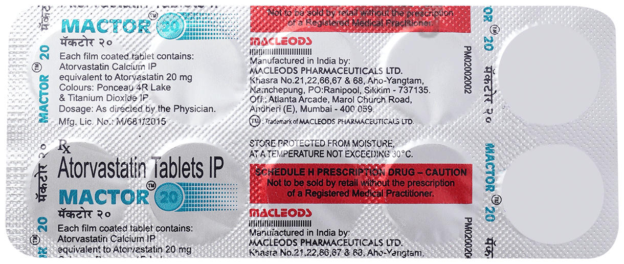 Mactor 20 Tablet