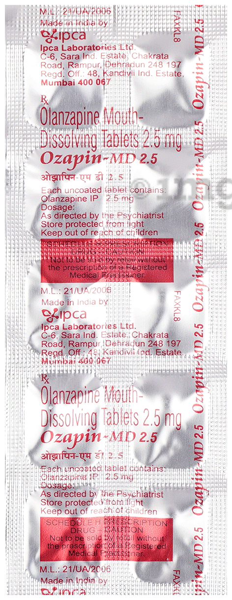 Ozapin-MD 2.5 Tablet