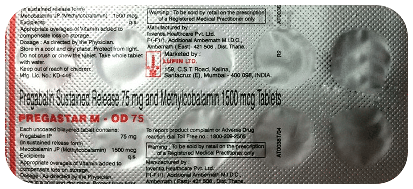 Pregastar M - OD 75 Tablet SR