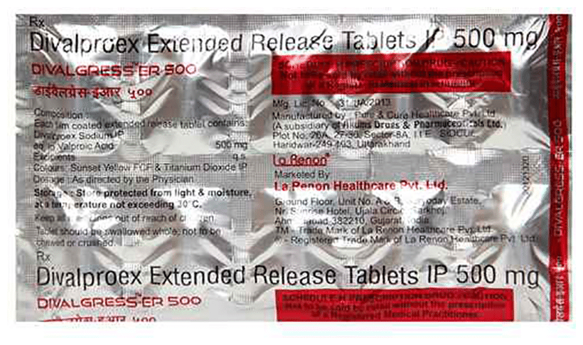 Divalgress ER 500 Tablet
