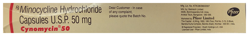 Cynomycin 50 Capsule