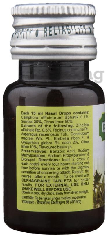 Cephagraine Nasal Drops