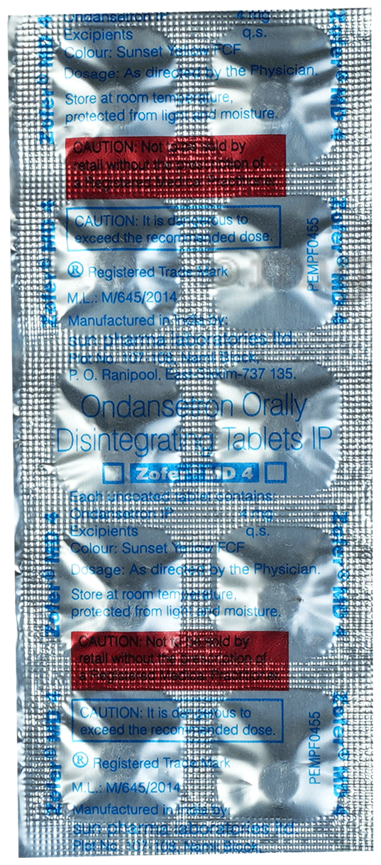 Zofer MD 4 Tablet