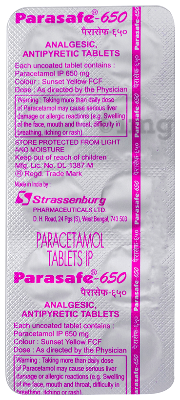 Parasafe 650 Tablet
