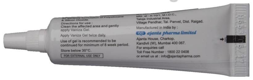 Vaniza Polysiloxane &amp; Silicone Dioxide Gel | For Scars