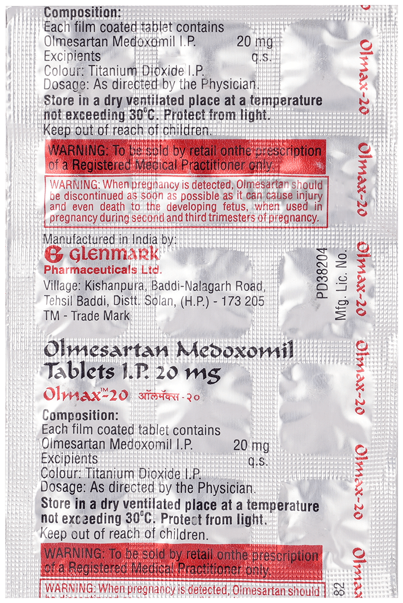 Olmax 20 Tablet