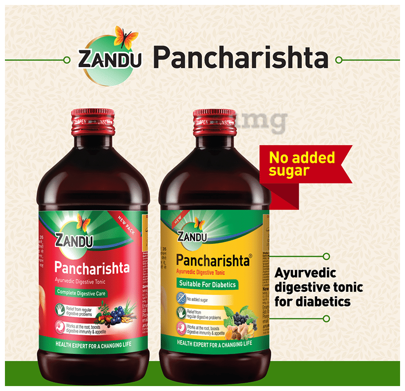 Zandu Pancharishta Ayurvedic Digestive Tonic | For Complete Digestive &amp; Stomach Care