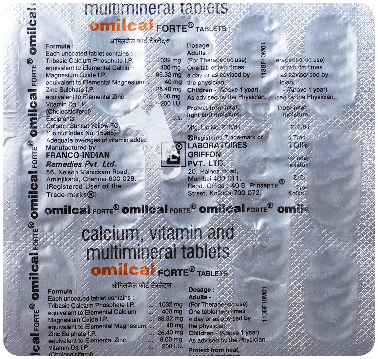 Omilcal Forte Tablet