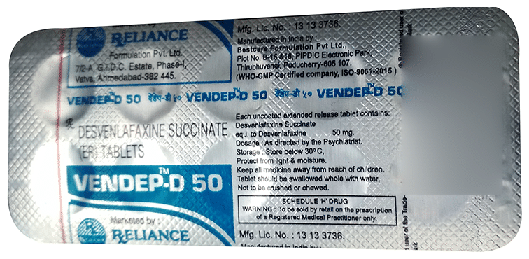Vendep-D 50 Tablet ER