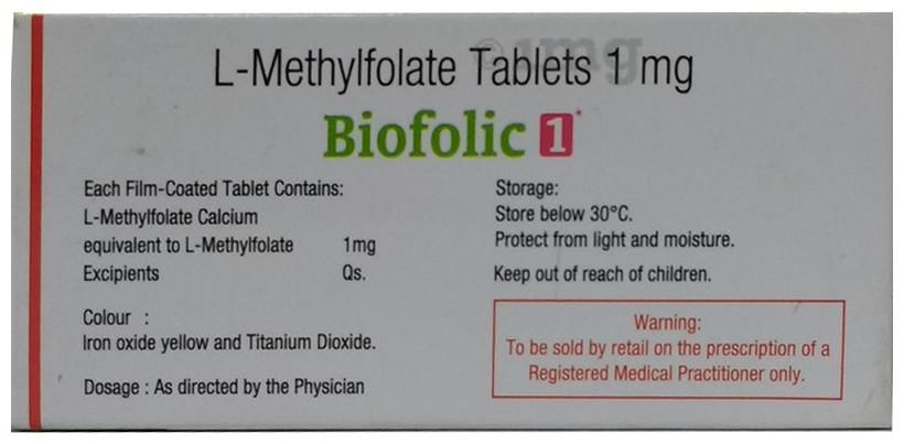 Biofolic 1mg Tablet