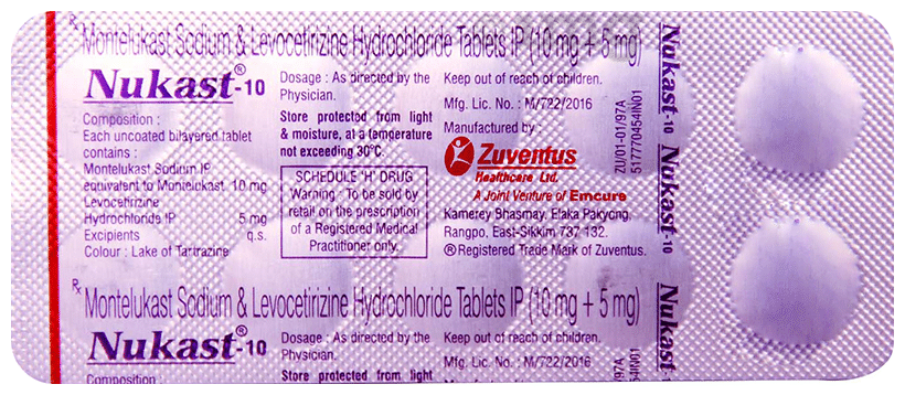 Nukast 10 Tablet