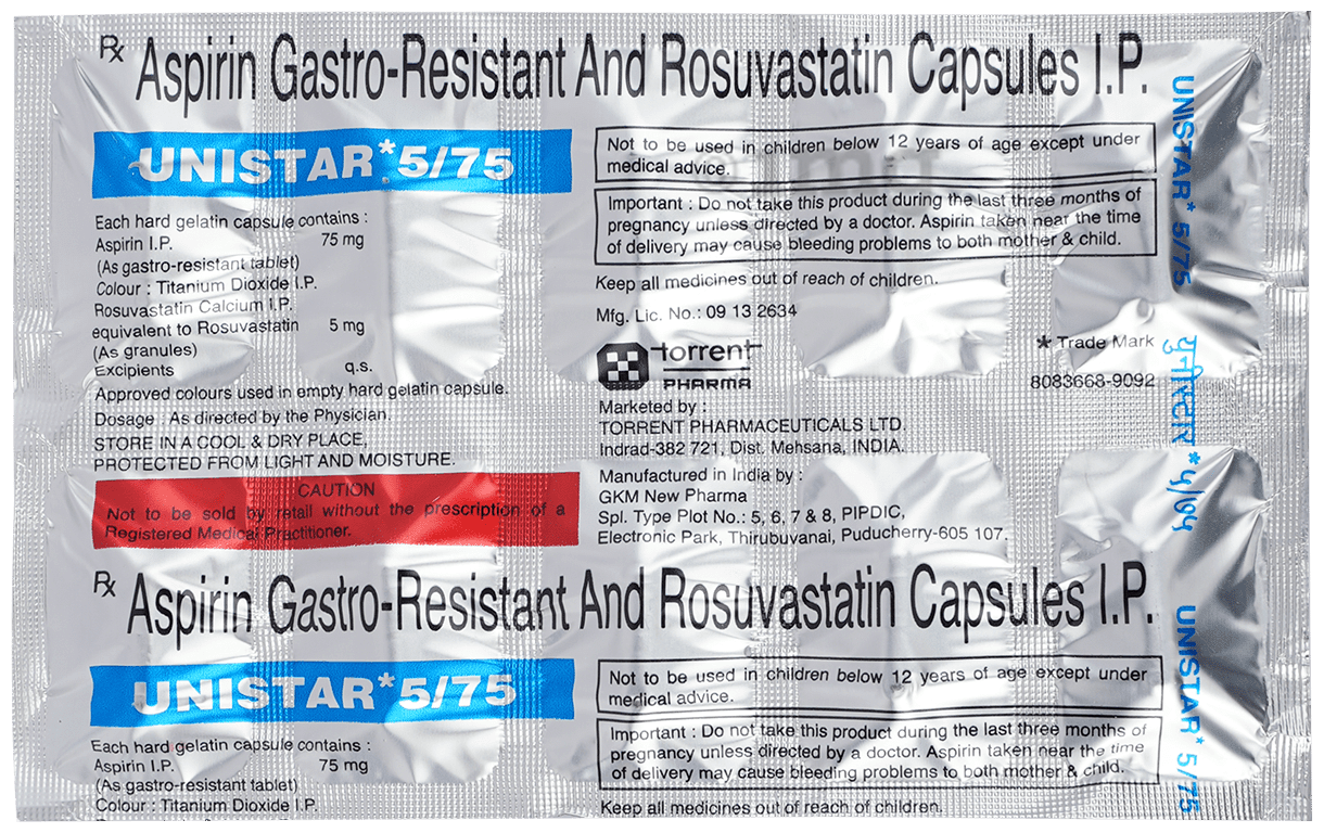 Unistar 5/75 Capsule