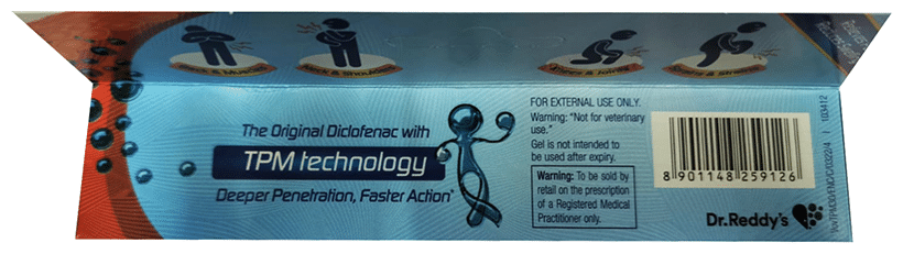 Voveran TPM Diclofenac Pain Relief Gel