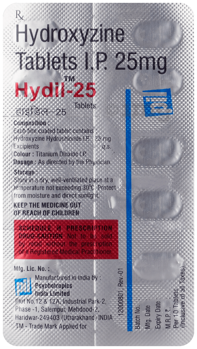 Hydil 25mg Tablet