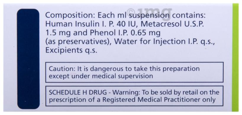 Human Insulatard 40IU/ml Suspension for Injection
