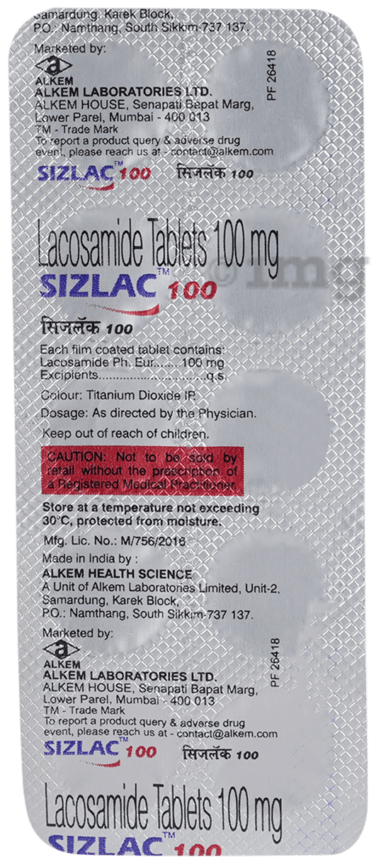 Sizlac 100mg Tablet