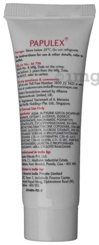 Papulex Cream