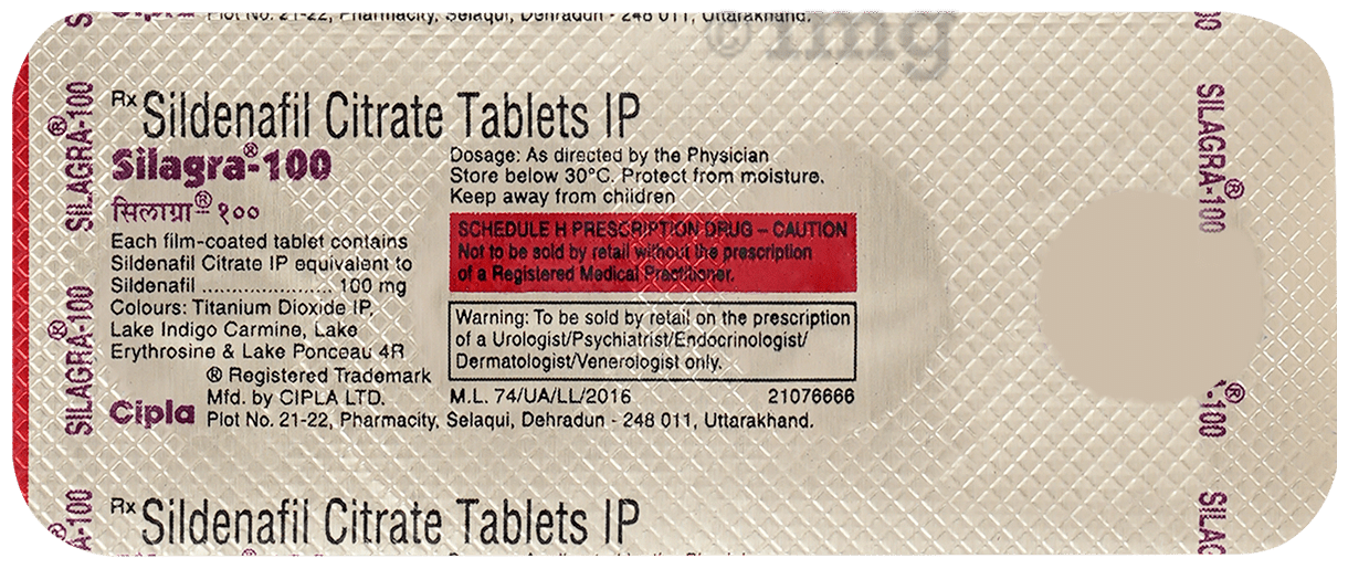 Silagra 100mg Tablet