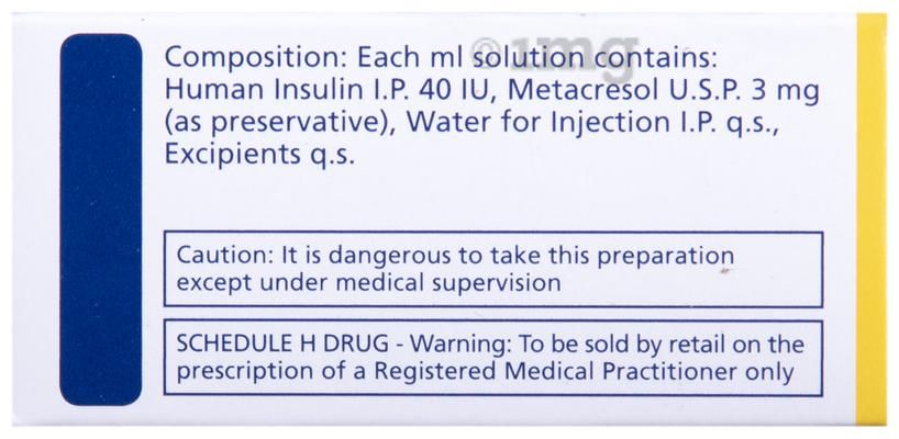 Human Actrapid 40IU/ml Solution for Injection