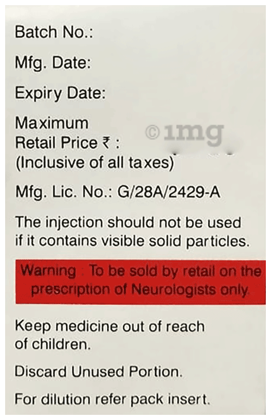 Epilive 100mg Injection