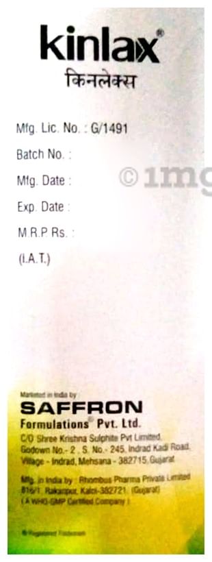 Kinlax Oral Suspension Mint Sugar Free