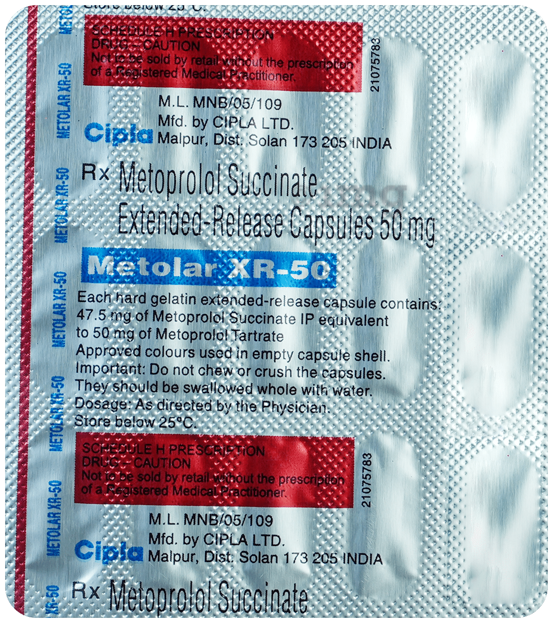 Metolar XR 50 Capsule