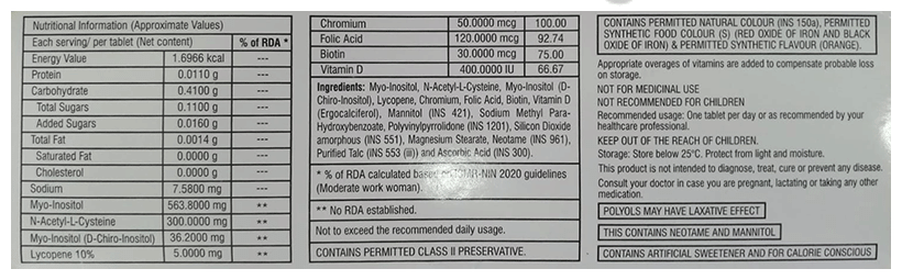 Trazer F Forte Tablet