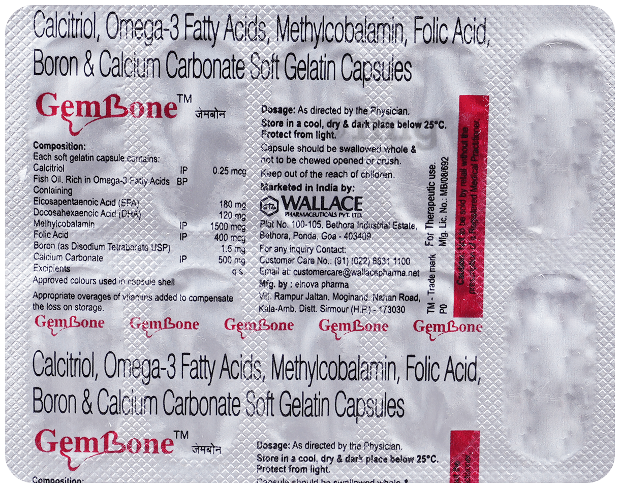 Gembone  Soft Gelatin Capsule