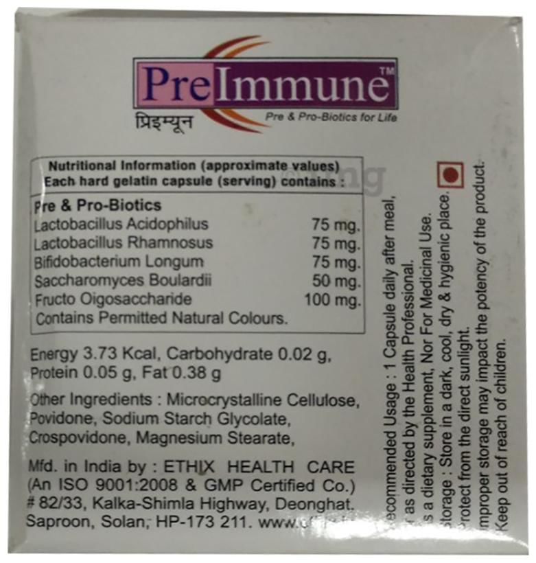 Preimmune Capsule