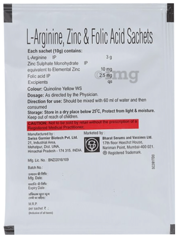 Zilargyn Sachet Orange Sugar Free