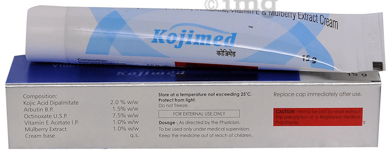 Kojimed Cream with Kojic Acid, Arbutin, Mulberry Extract &amp; Vitamin E