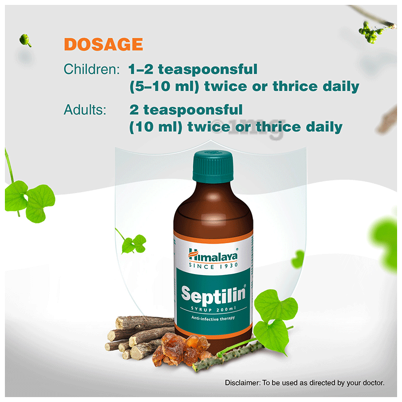 Himalaya Septilin Syrup | Anti-Infective Therapy | For Immunity