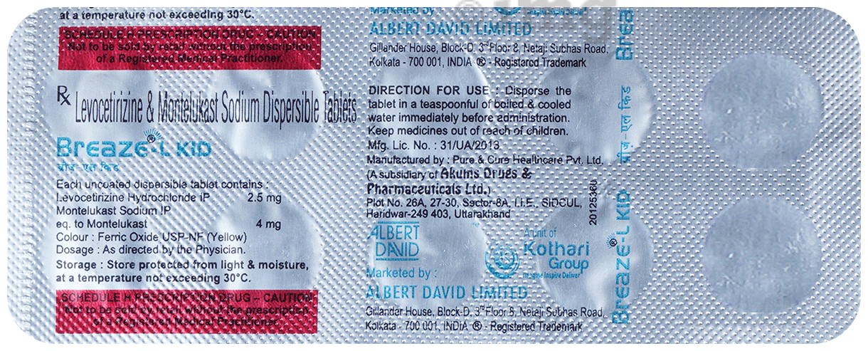 Breaze-L KID Tablet DT