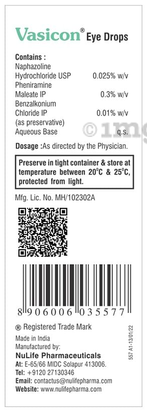 Vasicon Eye Drop