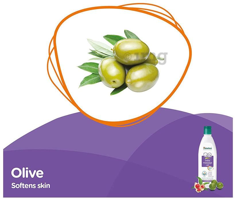 Himalaya Baby Massage Oil with Olive Oil &amp; Winter Cherry | Improves Skin Tone | Pure, Gentle &amp; Safe