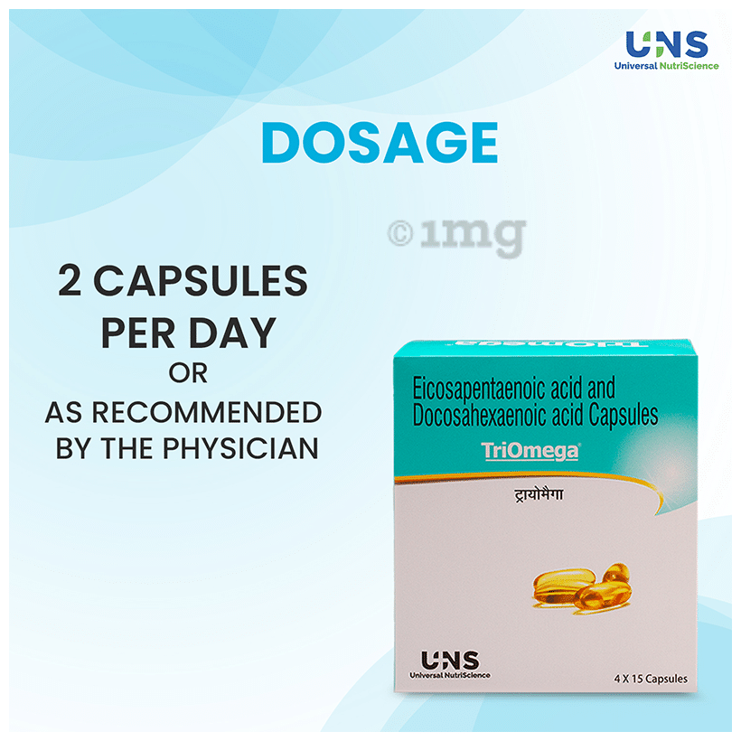 Triomega Soft Gelatin Capsule with Omega 3 and Vitamin E, Prevents Diabetic Neuropathy