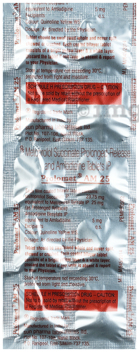 Prolomet AM 25 Tablet PR