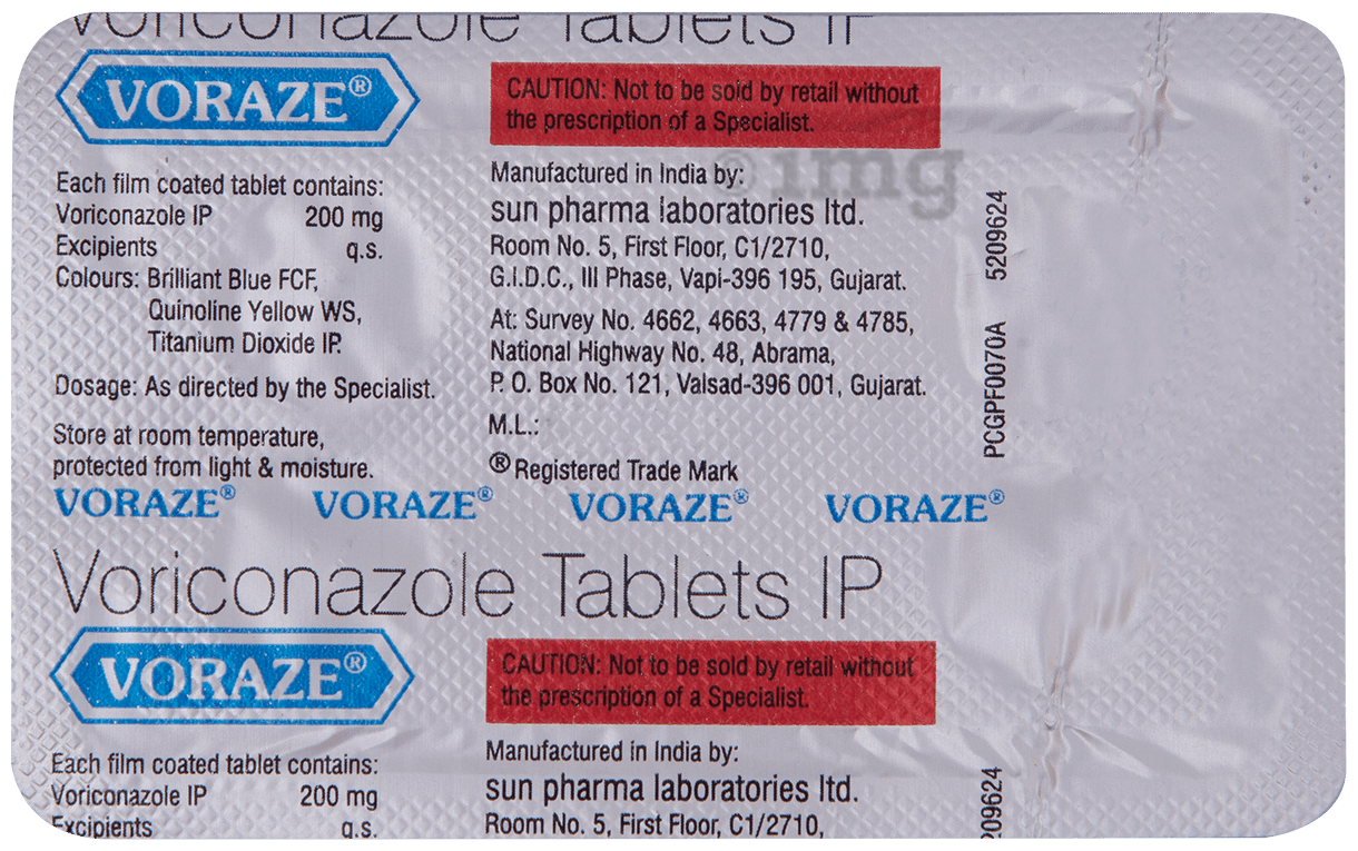 Voraze 200mg Tablet